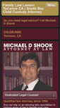Mobile Screenshot of michaelshooklaw.com